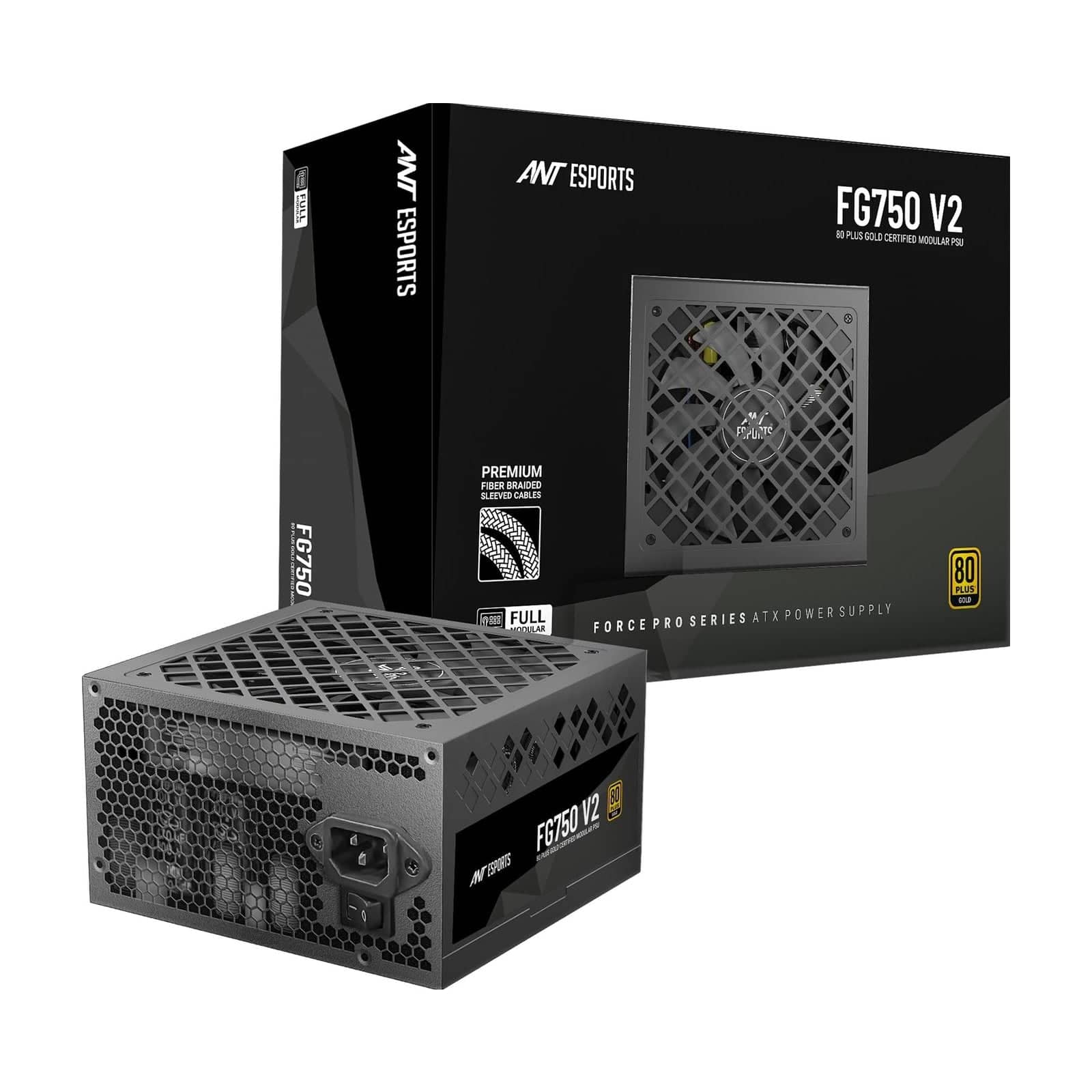 Ant Esports FG750 V2 750W 80 Plus Gold Fully Modular PSU