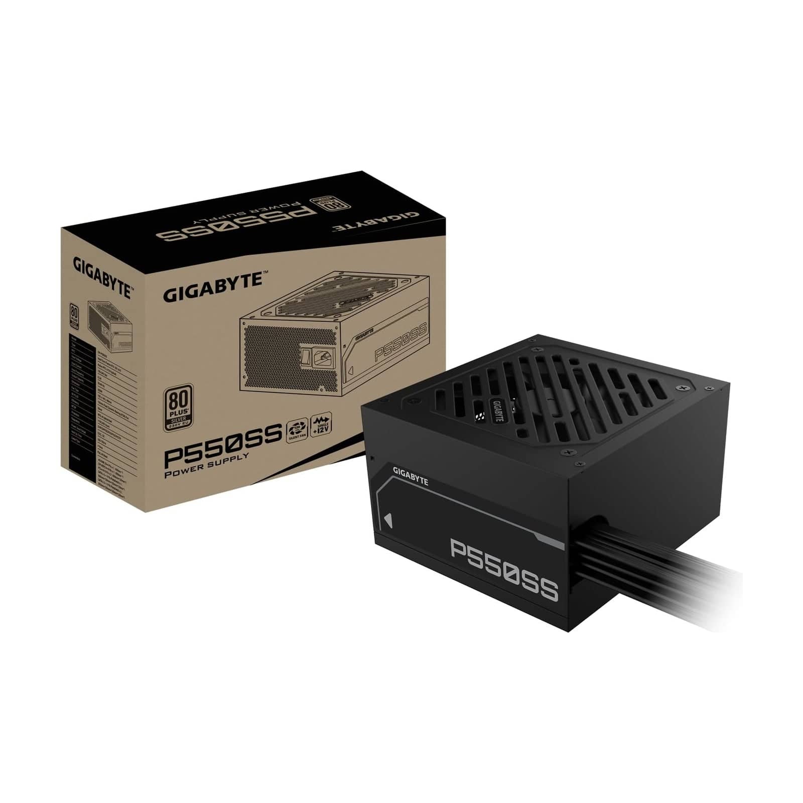 GIGABYTE GP-P550SS 550W 80 Plus ATX Power Supply