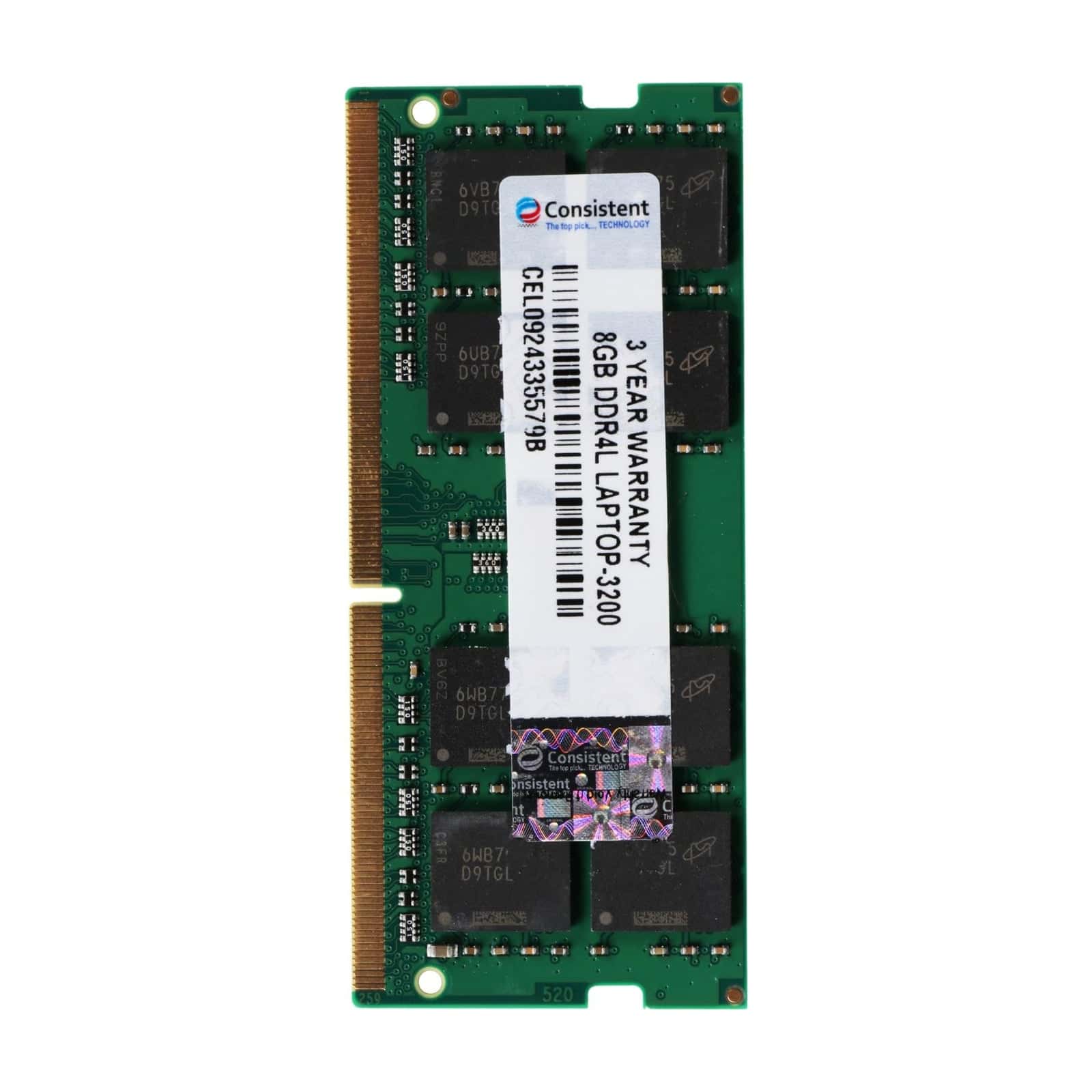Consistent 8GB DDR4 3200MHz Laptop RAM