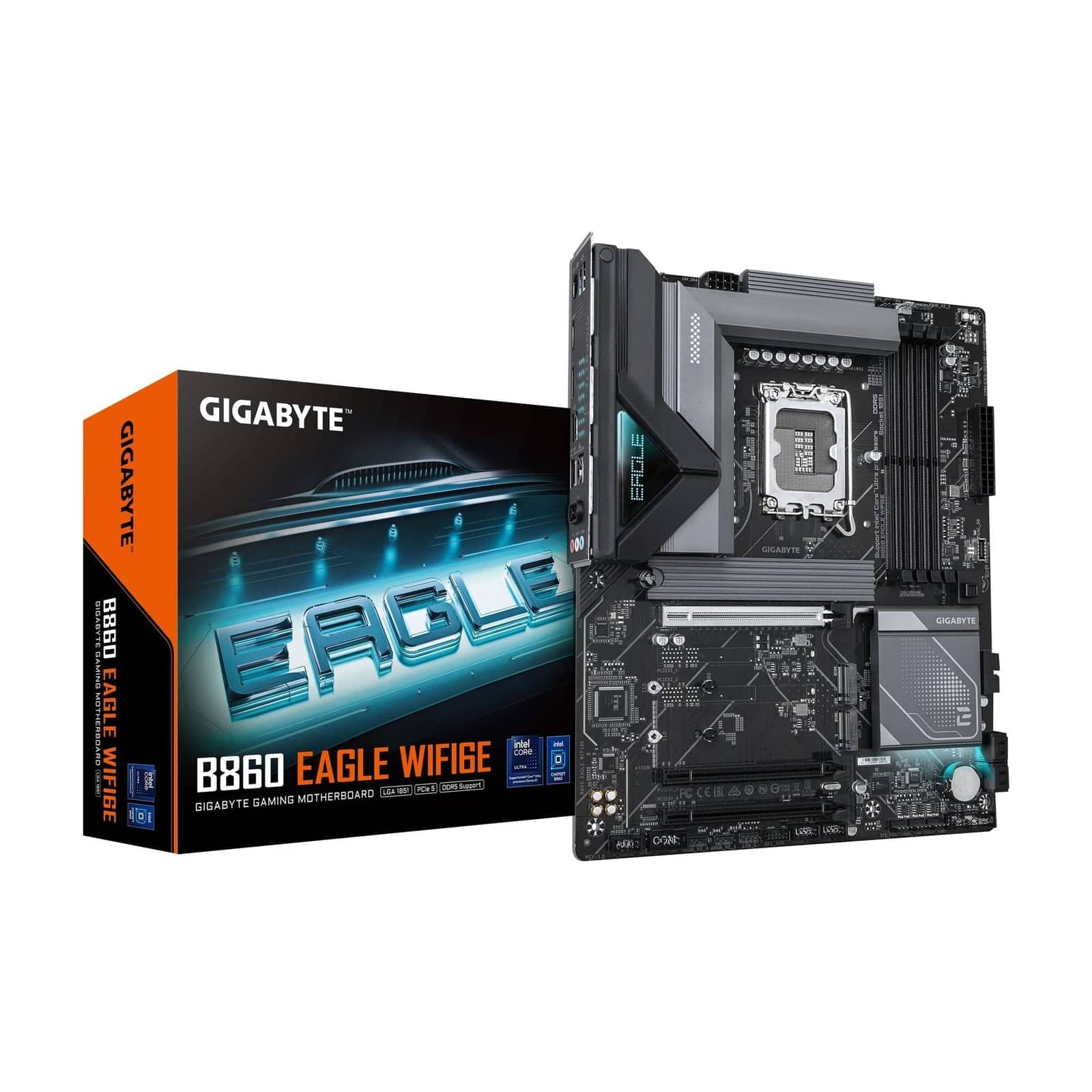 GIGABYTE B860 Eagle WIFI6E Intel LGA 1851 DDR5 ATX Motherboard