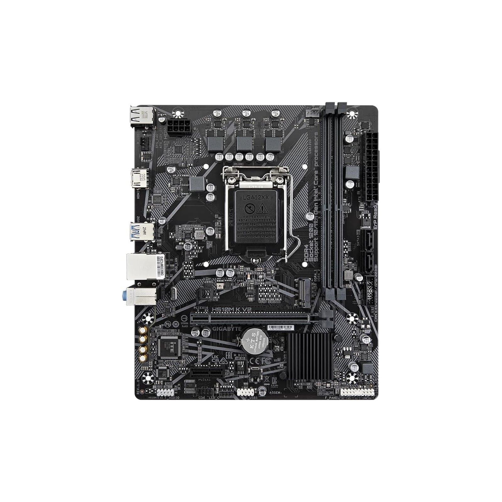 GIGABYTE H510M K V2 Micro ATX Motherboard, 3 year warranty