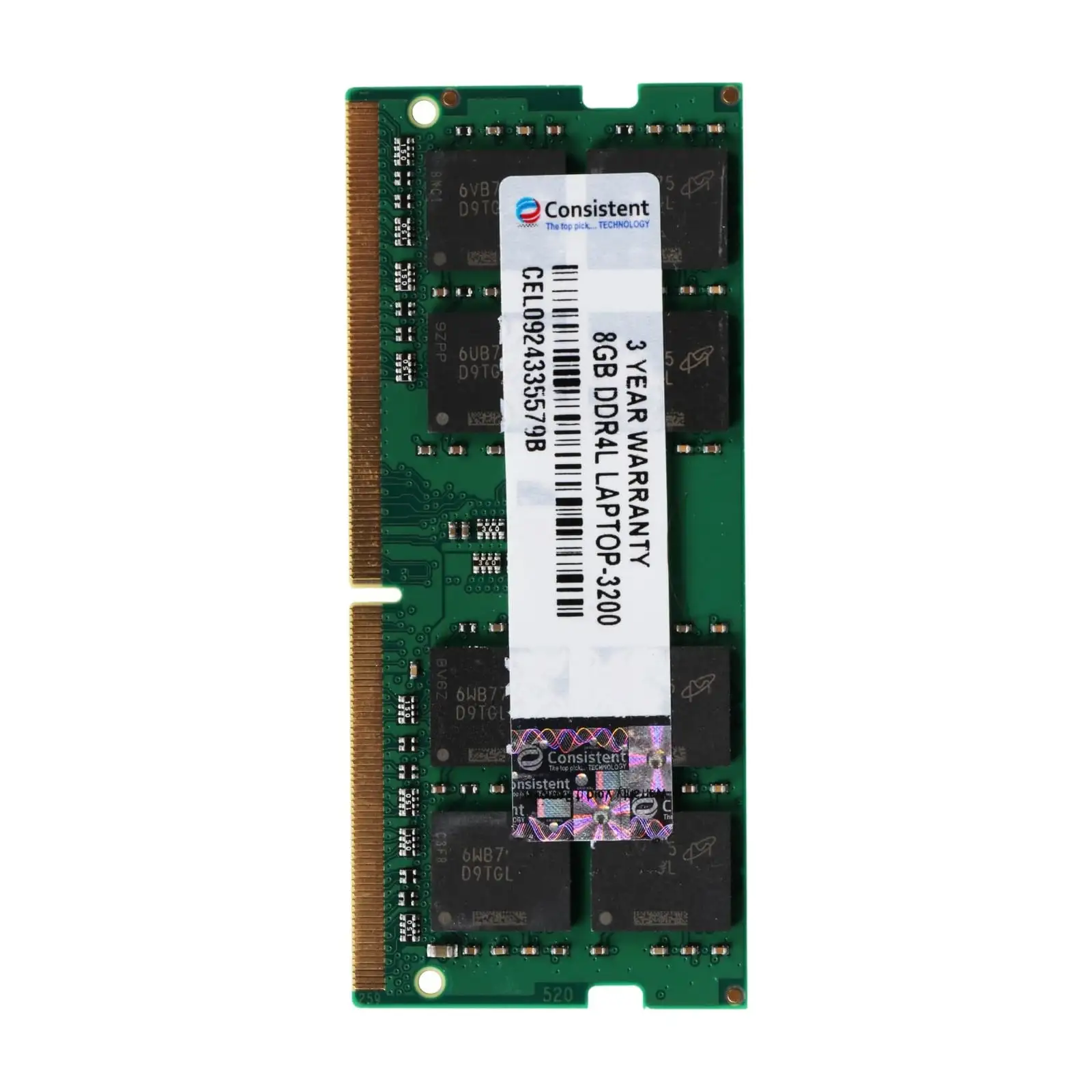 Consistent 8GB DDR4 3200MHz Laptop RAM