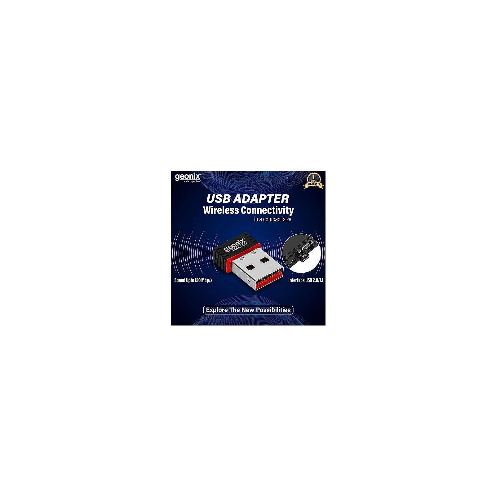 GEONIX USB Wi-Fi Adapter 150Mbps