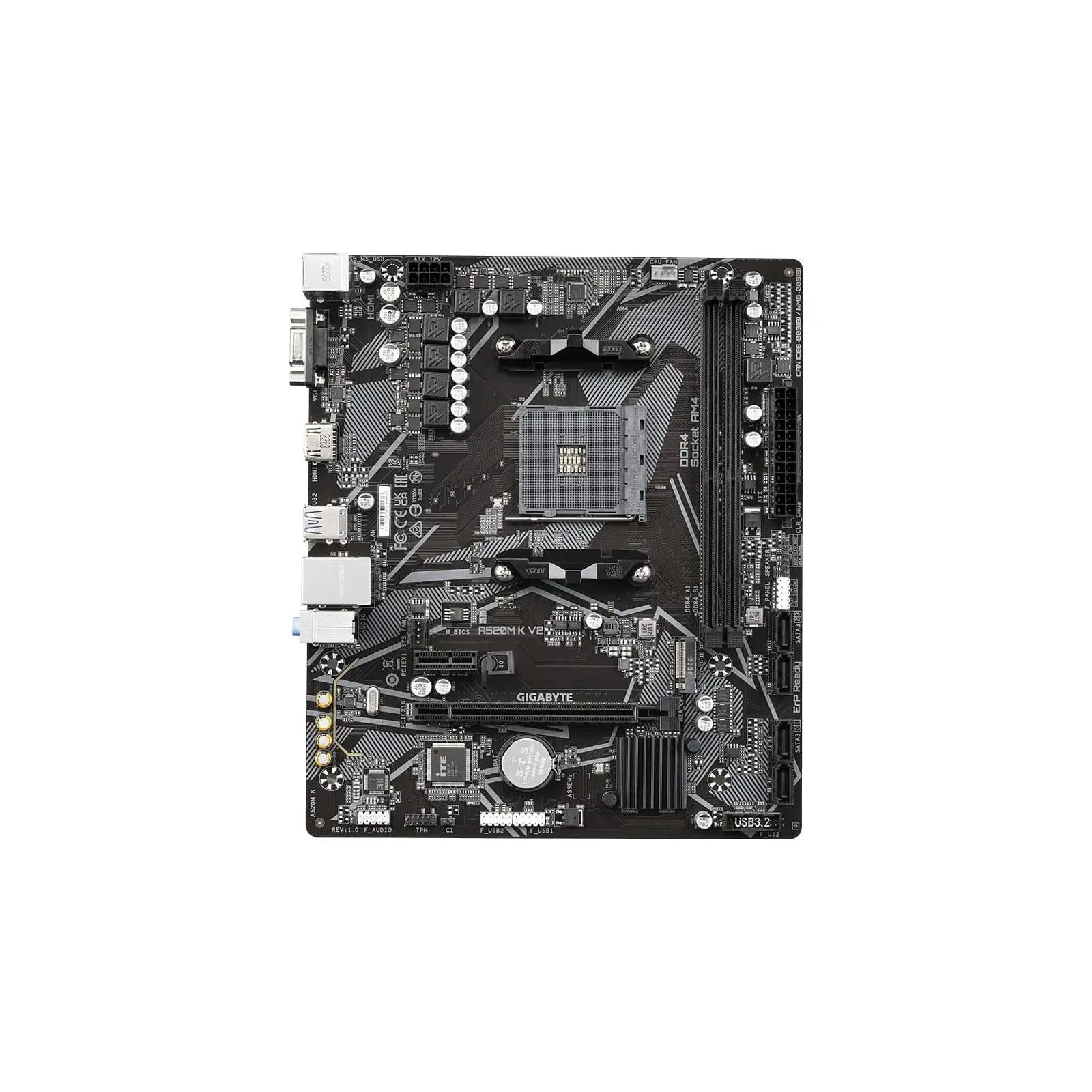 GIGABYTE A520M K V2 Micro-ATX AM4 DDR4 Motherboard