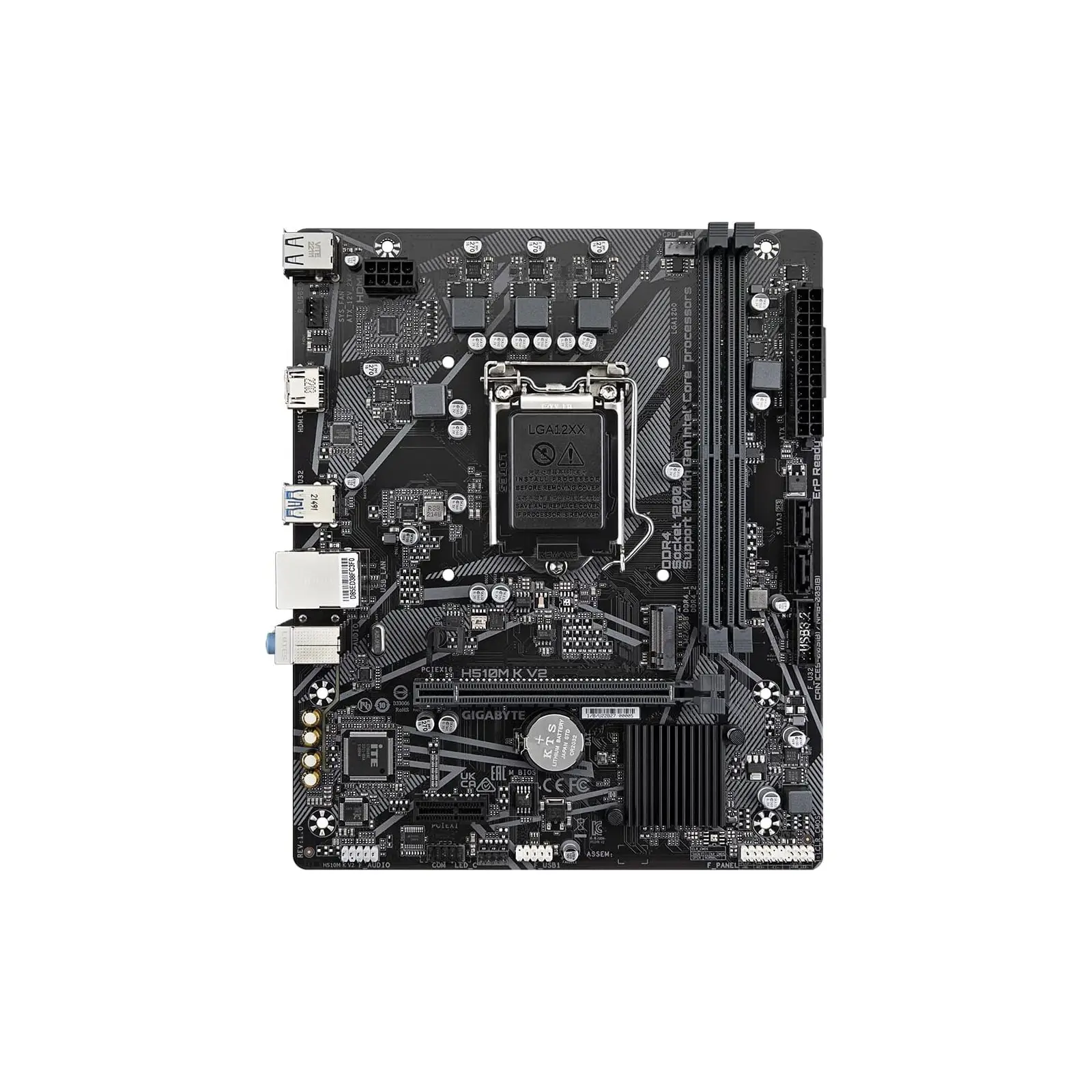 GIGABYTE H510M K V2 Micro ATX Motherboard, 3 year warranty