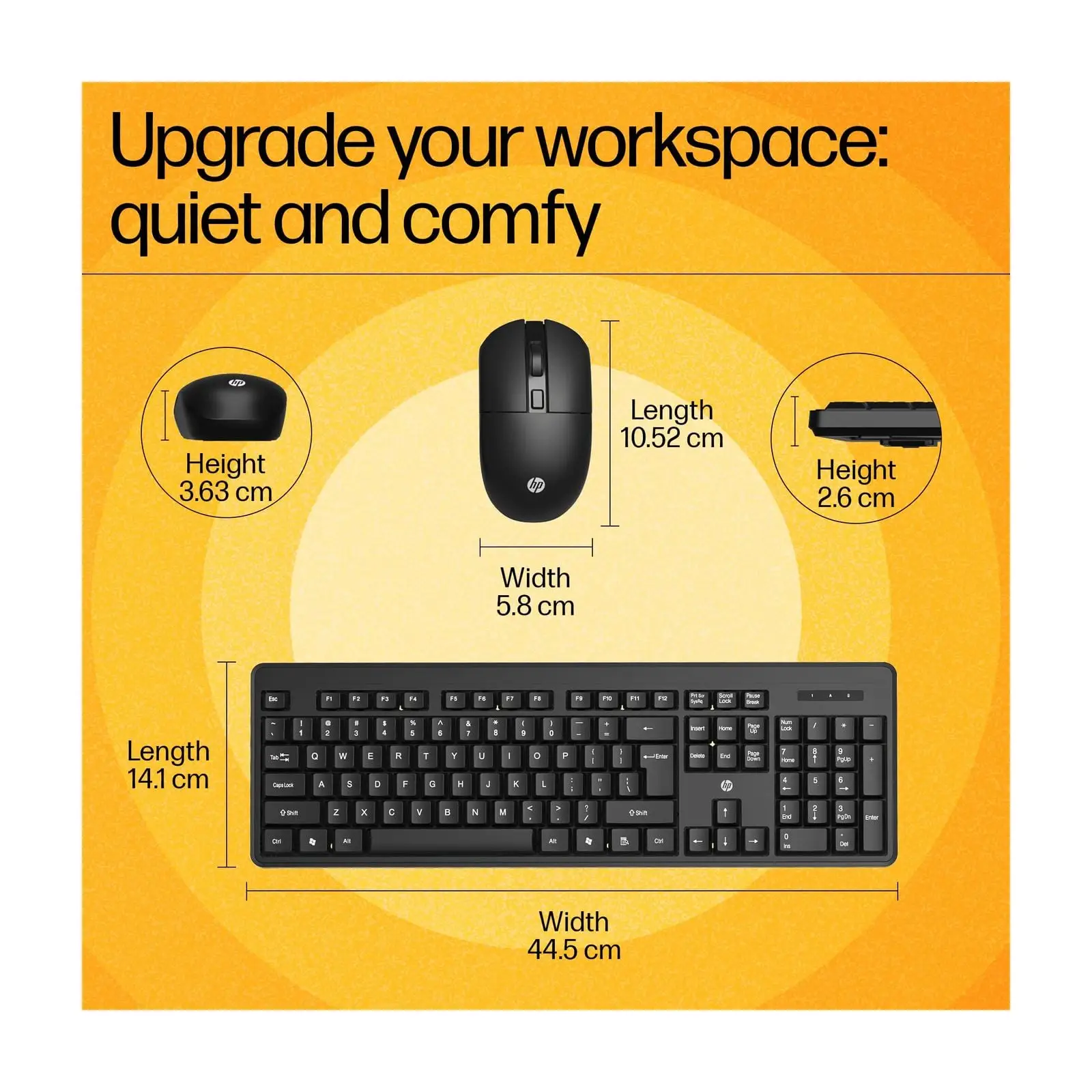 HP Wireless Mouse and Keyboard Combo