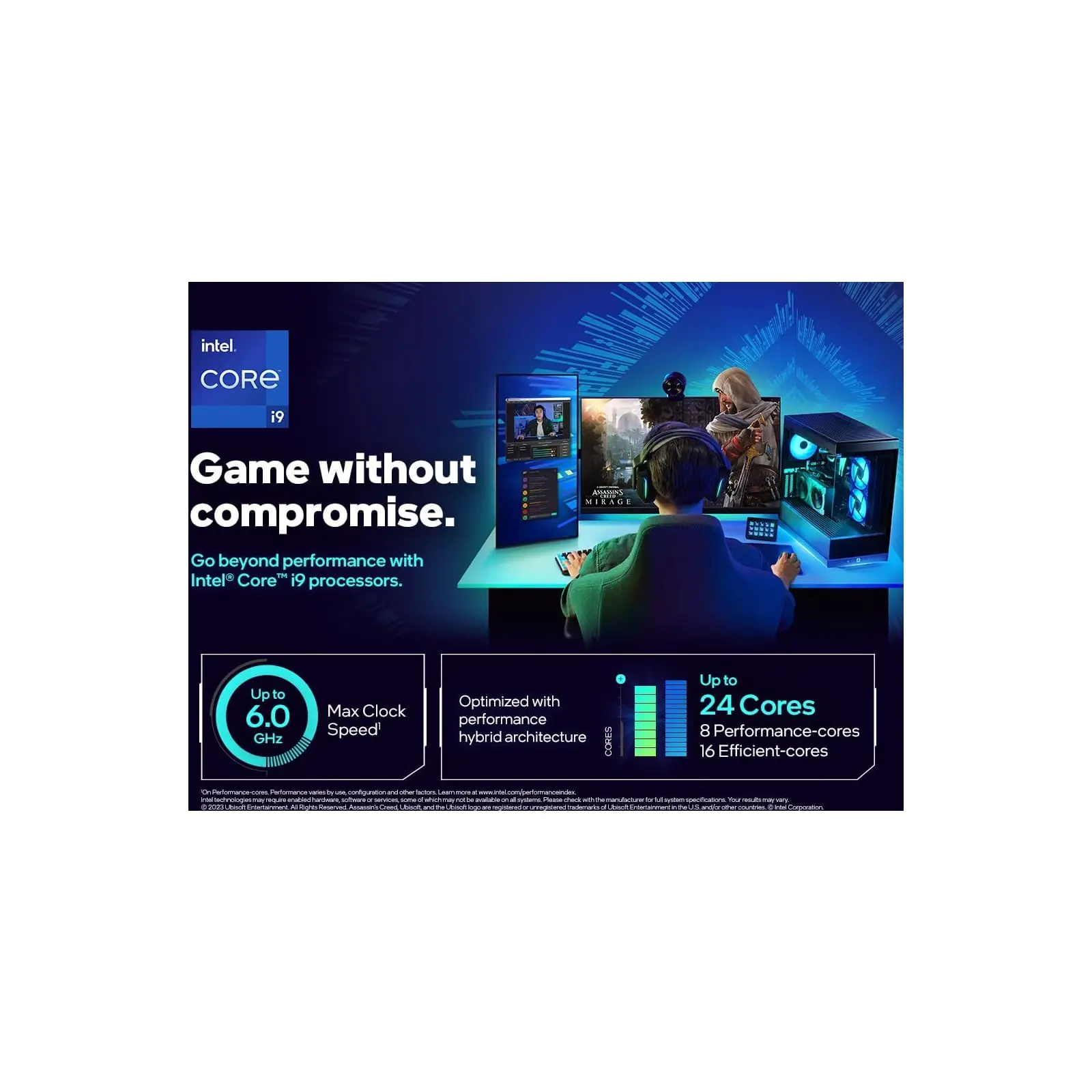 Intel Core i9-14900K 14th Gen Desktop Processor (Cooler Fan Not Included), 3 yr warranty