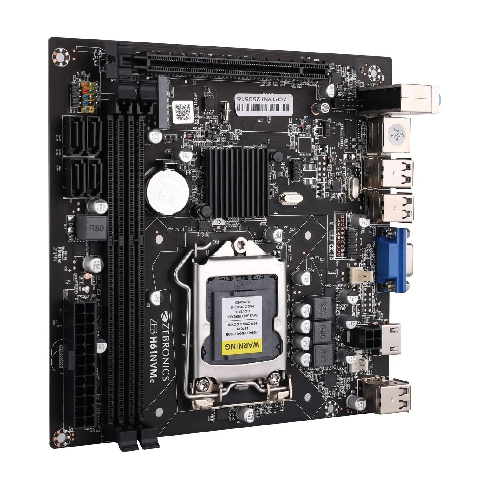 Zebronics H61 NVMe Micro-ATX Motherboard