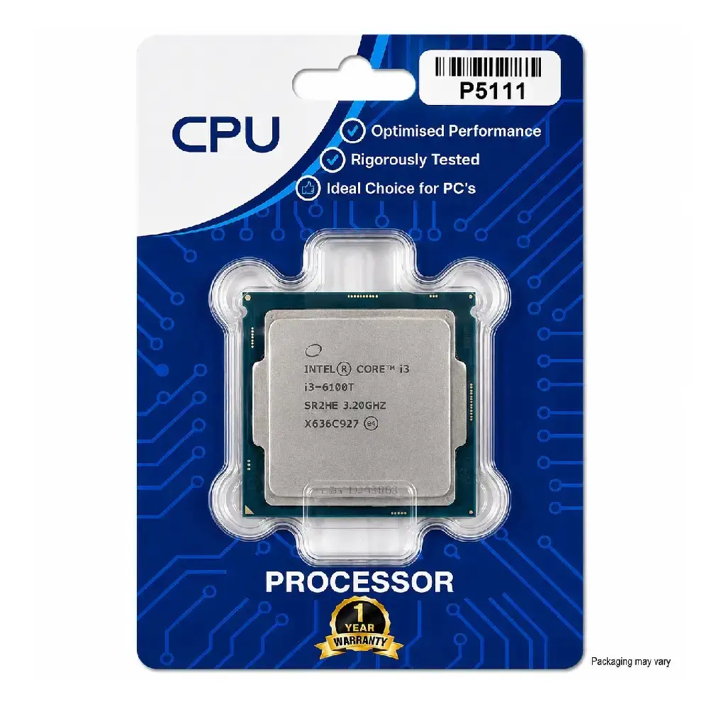 Intel Core i3 6th Generation LGA 1151 Desktop Processor, 1yr Warranty