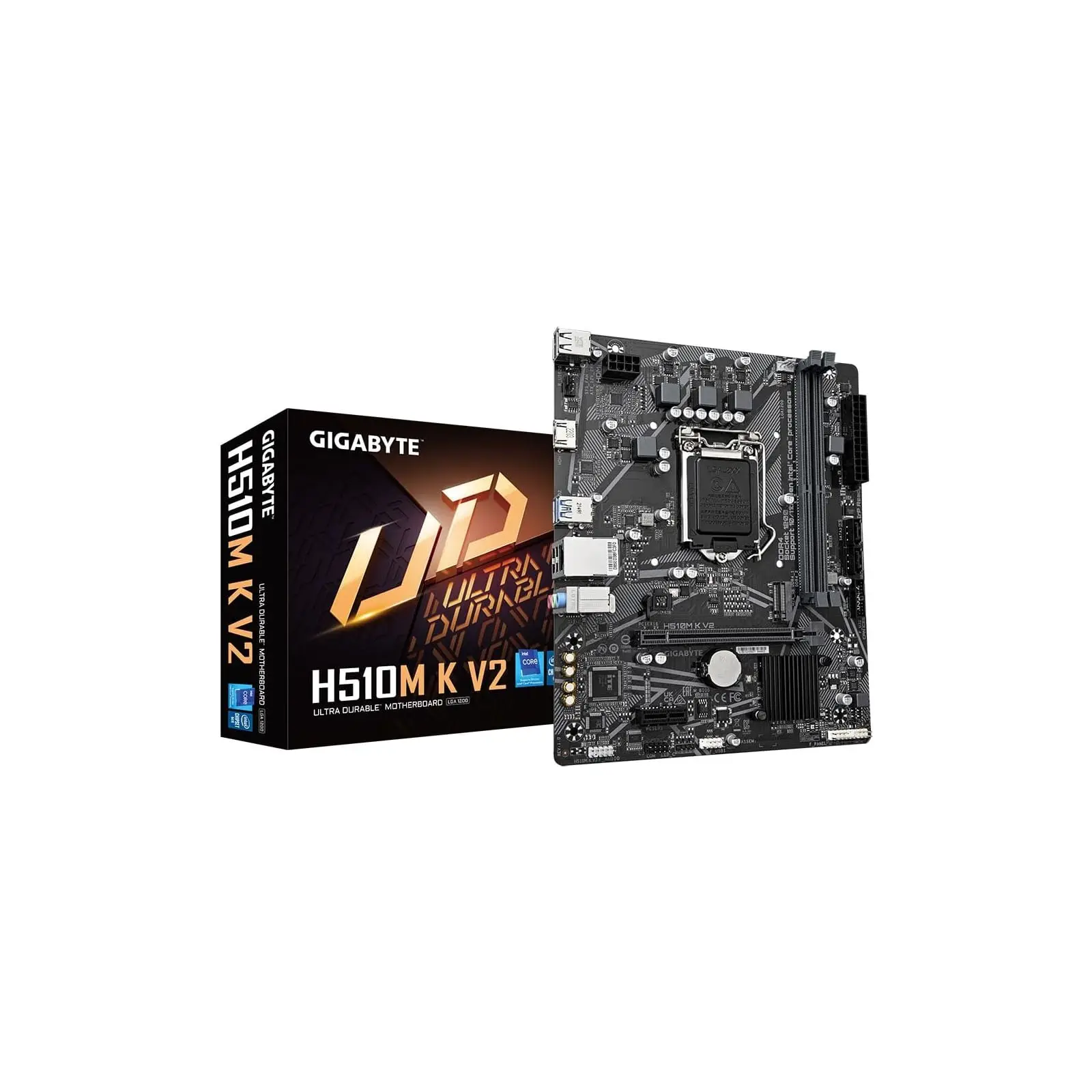 GIGABYTE H510M K V2 Micro ATX Motherboard, 3 year warranty